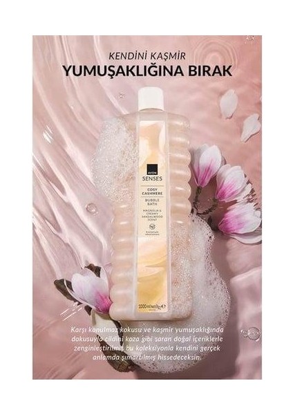 Senses Cosy Cashmere Banyo Köpüğü 1000ML. Beşli Set fiyatları