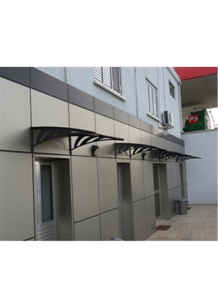 Transpaforza Tf Std 1.12 Kapı Üstü Sundurma 360 x 100 Gri 3 mm Solid Levha fiyatları