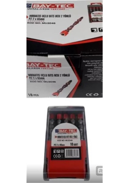 Mıknatıs Uçlu Bits Ucu PZ2X65 mm MU2046