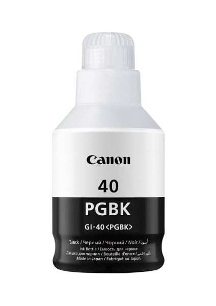 GI-40BK Black Siyah Şişe Mürekkep G6040-G5040