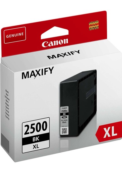 PGI-2500XL BK Black Siyah Mürekkep Kartuş MB4050-5050-5350