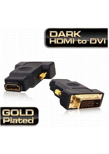 HDMI - DVI-I (24+5 Pin) Dönüştürücü (HDMI dişi - DVI-I erkek)