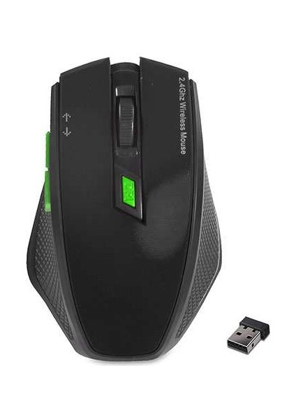 SMW-777 SİYAH USB 2.4 GHZ Optik Kablosuz Mouse