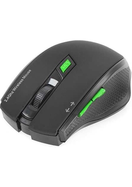 SMW-777 SİYAH USB 2.4 GHZ Optik Kablosuz Mouse