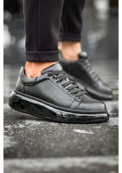 Erkek Sneaker Erkek Ayakkabı Sıyah TARZ295SOL modelleri