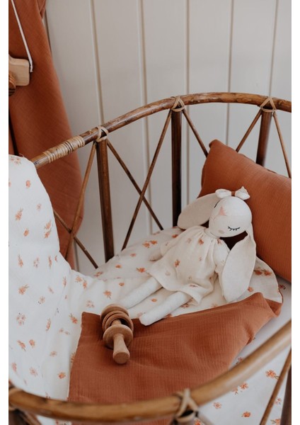 Park Yatak Müslin Nevresim Takımı (80X110) | Peachy Flowers modelleri