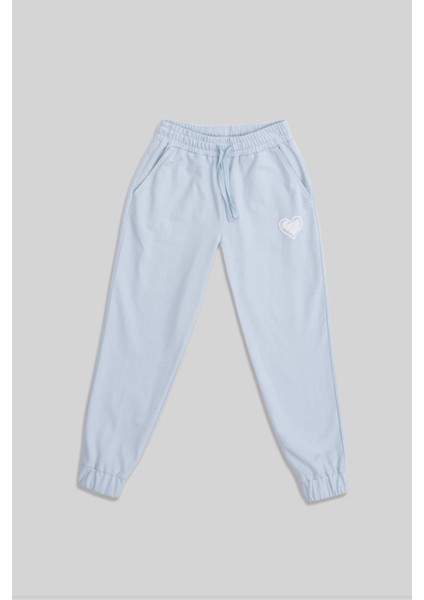 Gro Mavi Pamuklu Kız Çocuk Eşofman Altı fiyatları