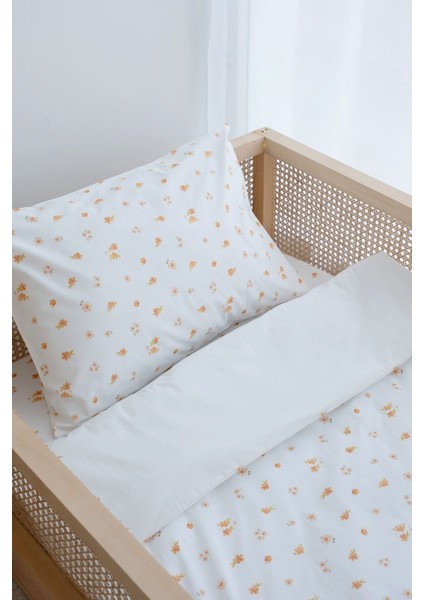 Montessori Nevresim Takımı (100X200) | Peachy Flowers