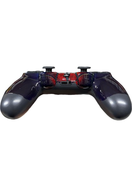Ps4 Kablosuz Gamepad Joystıck Yenilenmiş Gamepad Controller - Spiderman Mavi
