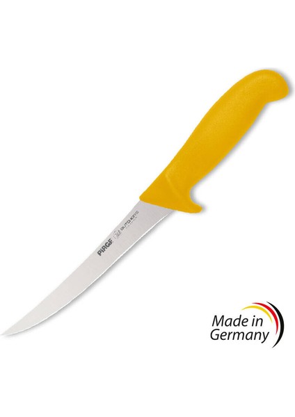 Butcher's Germany Sıyırma Bıçağı Kıvrık Sert 15 cm Sarı