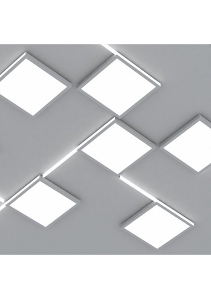 24 Watt Sıva Üstü Kare LED Panel Aydınlatma Armatür Beyaz Işık indirimleri