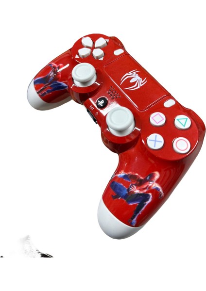 Ps4 Kablosuz Gamepad Garantili Joystıck Yenilenmiş Gamepad Controller - Spiderman Örümcek