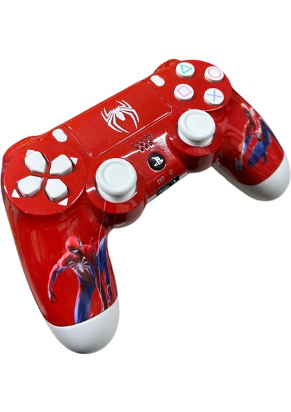 Ps4 Kablosuz Gamepad Garantili Joystıck Yenilenmiş Gamepad Controller - Spiderman Örümcek