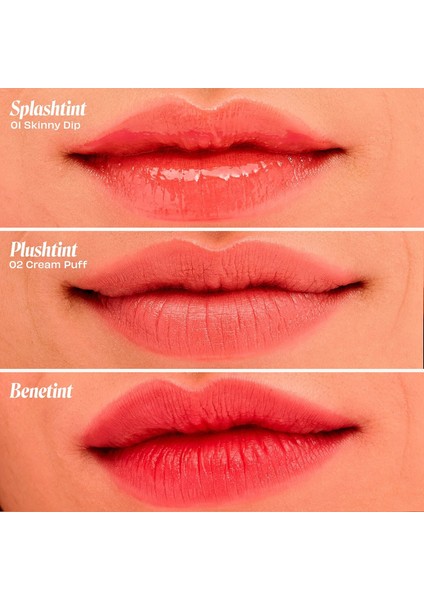 Splashtint - Nemlendirici Özellikli Parlatıcı Gloss Tint Ruj N°01 Skinny Dip (6 Ml)