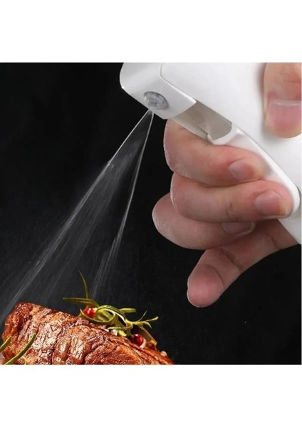 Yemeklik Yağ Spreyi Airfryer Yağdanlık Zeytinyağı ve Limon Yağı Sprey Şişesi Beyaz modelleri