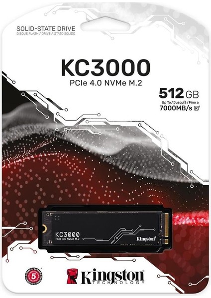 512GB KC3000 NVMe Okuma 7000MB-Yazma 3900MB M.2 SSD (SKC3000S-512G)