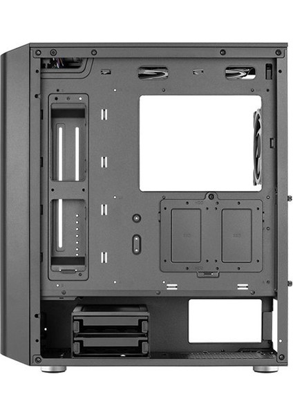 Interstellar 1200W 80+Gold 3X12CM Argb LED Fanlı, Mesh Ön Panel, Temperli Cam Yan Panel, Dikey Ekran Kartı Takılabilen USB 3.0 / Type-C Atx Bilgisayar Kasası (AE-INTLSTLR1200GD)