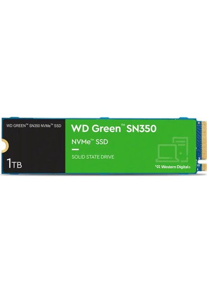 1TB Green SN350 WDS100T3G0C 3200-2500MB-s PCIe NVMe M.2 SSD Disk