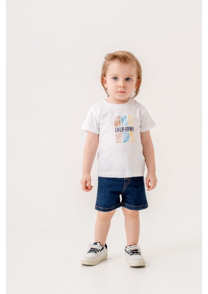 Tarz Gömlekli Kareli Belden Ayarlanabilir Kısa Kollu Şortlu 3'lü Takım Bayramlık Düğünlük fırsatları