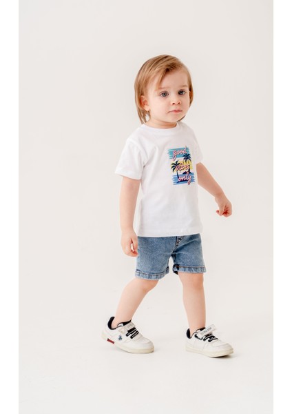 Tarz Gömlekli Kareli Belden Ayarlanabilir Kısa Kollu Şortlu 3'lü Takım Bayramlık Düğünlük fiyatları