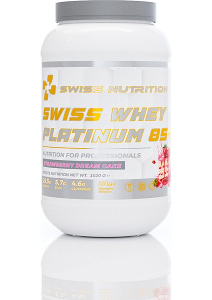 Swiss Whey Platinum 85+ | 1020 Gram | 34 Servis