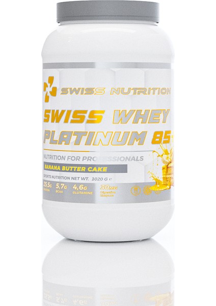 Swiss Whey Platinum 85+ | 1020 Gram | 34 Servis
