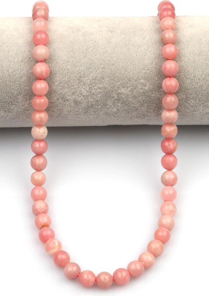 Pembe Opal Doğaltaş Dizi 8 mm Küre Kesim fiyatları