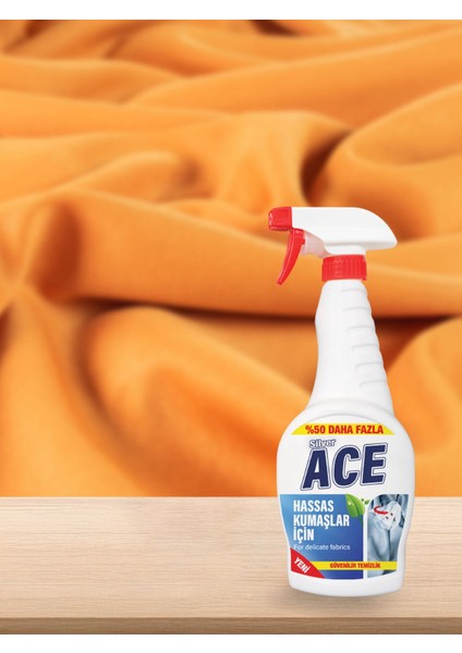 Silver ACE Kumaş ve Hassas Yüzeyler Için Güçlü Leke Çıkarıcı Sprey 750 M