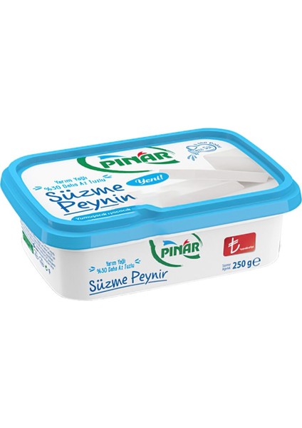 Yarım Yağlı Süzme Peynir (250 G) X12 Paket