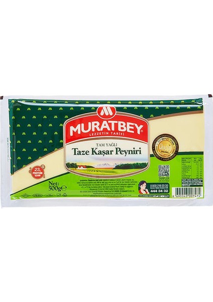 Taze Kaşar Peyniri (500 G) X12 Paket