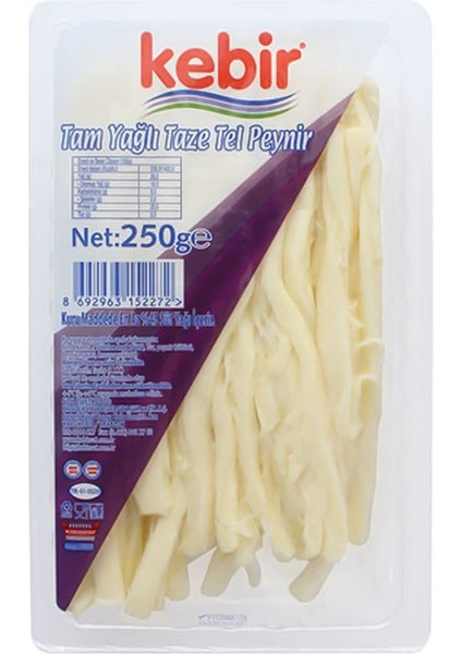 Tam Yağlı Taze Tel Peynir (250 G) X12 Paket