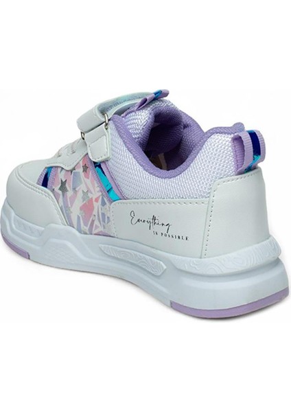 Als Beyaz Lila Cilt Kız Çocuk Sneaker Spor Ayakkabı modelleri