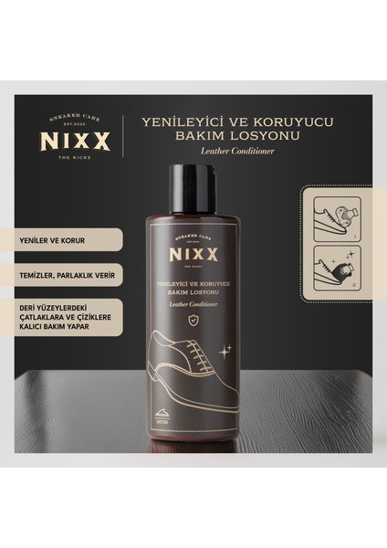 NX901 - Deri ve Süet Bakım Losyonu | Yenileyici ve Koruyucu