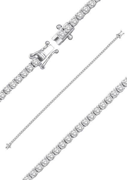 2.91CT (G-H Vs) Karat Pırlanta Suyolu Bileklik
