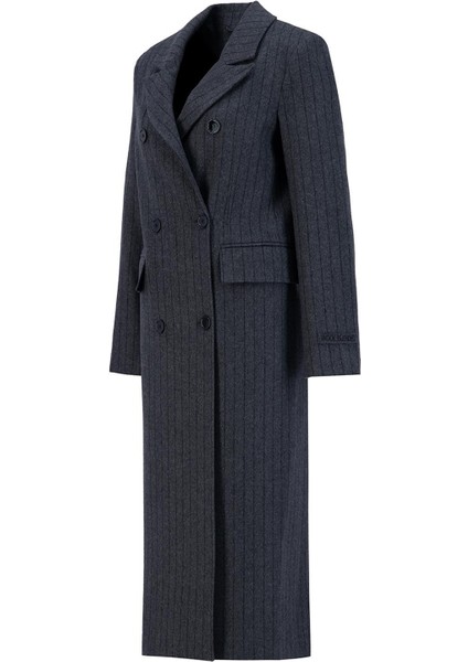 Yün Karışımlı Blazer Kaban 24K7604 Antrasit