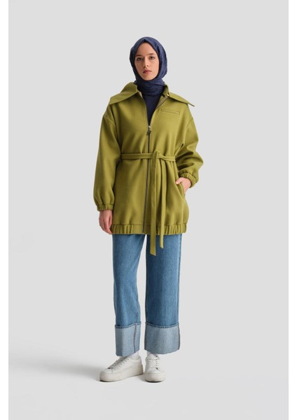 Bomber Ceket 24K5709 Yeşil modelleri