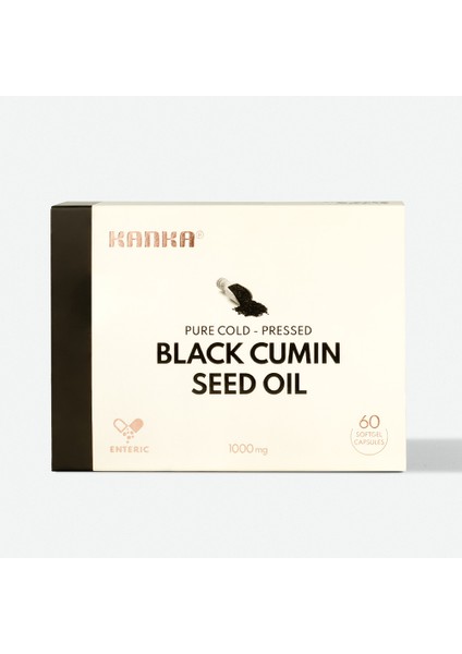Black Cumin Seed Oil - Çörek Otu Yağı İçeren Takviye 60 Enterik Kapsül