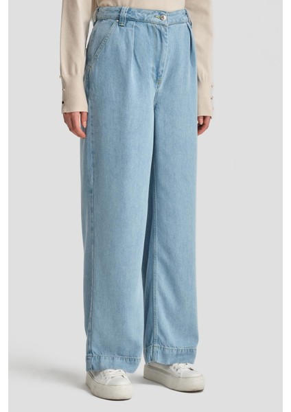 Tensel Denim Pantolon 24KD3412 Açık Mavi fırsatları