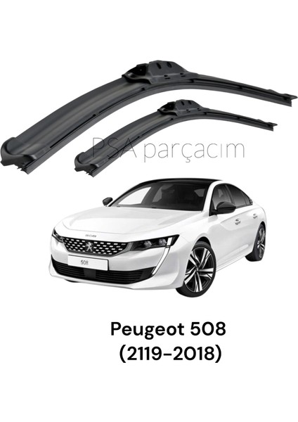 Peugeot 508 Muz Silecek Takımı (2011-2018) 2'li Tek Ebat