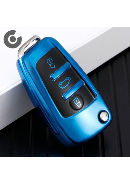 Audi A7 A6 A5 A4 A3 A1 & 8p 8l B5 B6 B7 B8 C4 C5 C6 4f Tt Rs & Q3 Q5 Q7 Tpu Anahtar Kılıfı (1 Adet)