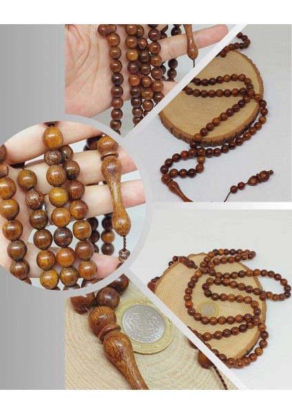 Amerikan Cumaru Ağacı 99LUK Tesbih 9.5mm (55804)