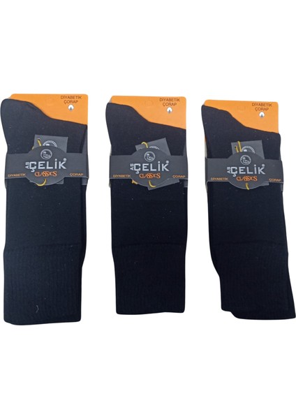 3 Lü Dikişsiz Yazlık Erkek Çorap Siyah