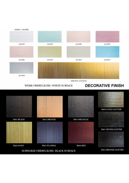 Arona Decorative Finish Dekoratif Boya fiyatları