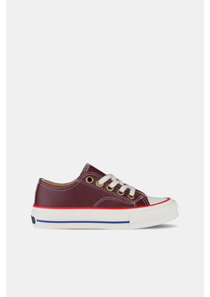 Navar Basic Unisex Çocuk Bordo Sneaker