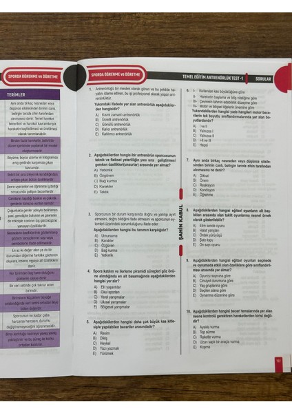 Temel Eğitim Antrenörlük Konu Anlatımlı Soru Bankası Çıkmış Sorular Benzeri Birinci Kademe Ana Kitap