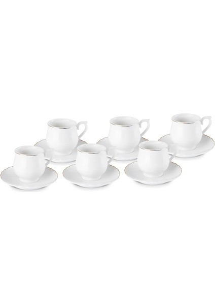 Daphne 6 Kişilik Kahve Fincanı 90 Ml