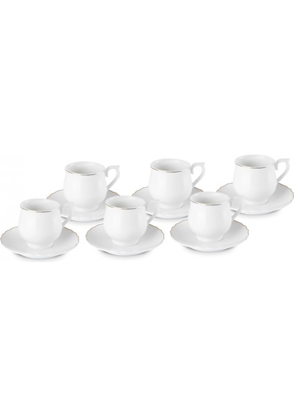 Daphne 6 Kişilik Kahve Fincanı 90 Ml