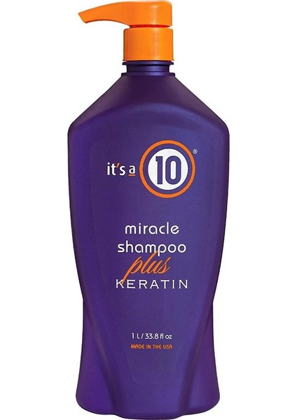 Miracle Shampoo Plus Keratın 1 lt