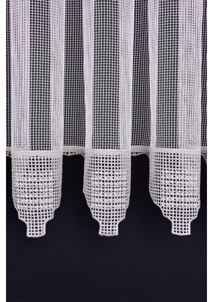 Tül Perde Dantelli V7 DS:14328 1 x 3 Sık Pile Kırık Beyaz fırsatları