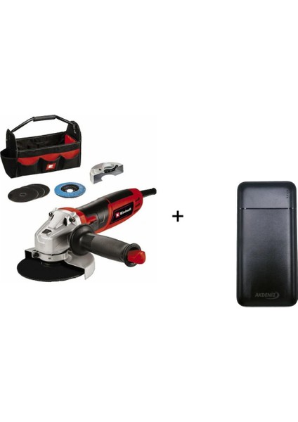 Tc-Ag 125/850 Kit Taşlama 850W – 4430977 + Akdeniz Taşınabilir Şarj Cihazı (Model: S125Q)